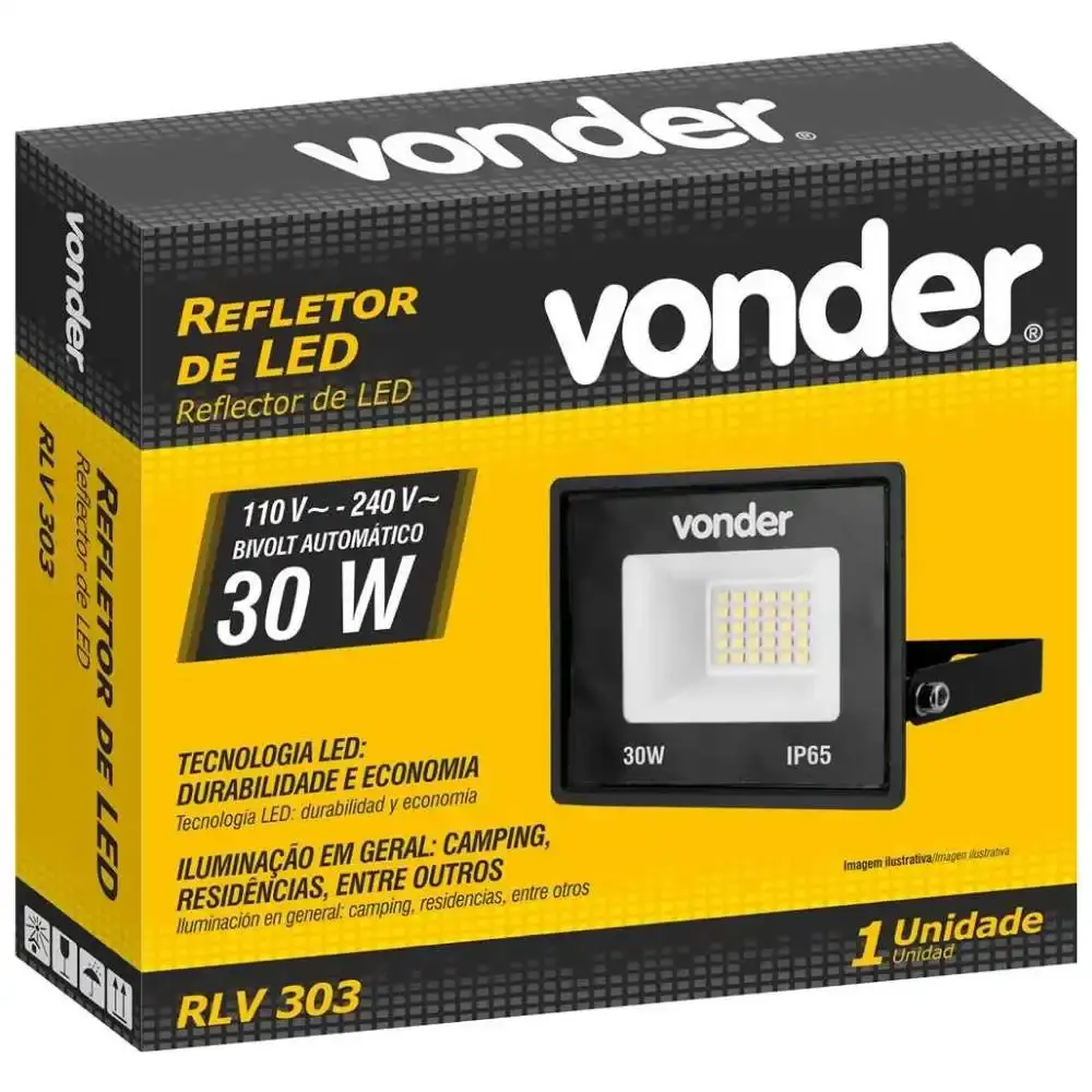 Refletor de LED 30W RLV-303 Vonder — fotografia 2