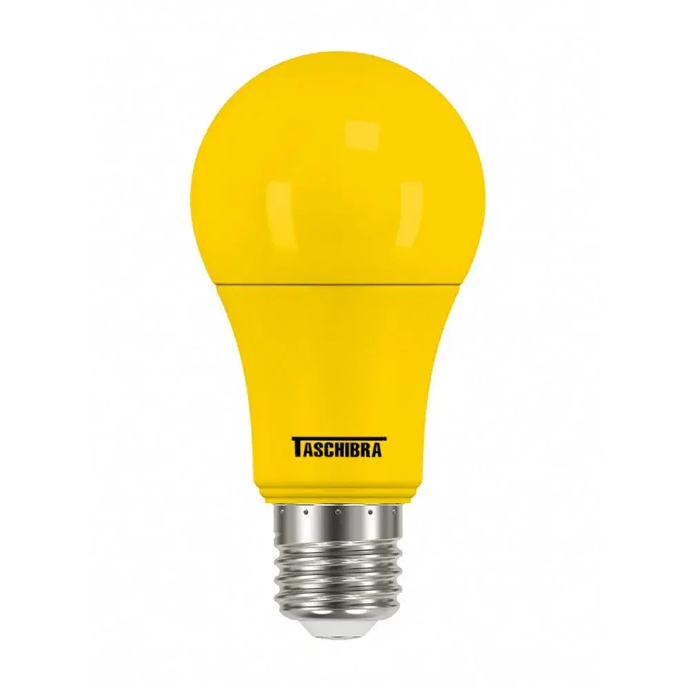 Lâmpada led anti inseto 5W amarela biv Taschibra