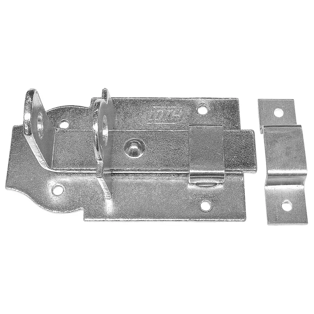 Ferrolho chato porta Loth cadeado 5 zinc — fotografia de referência