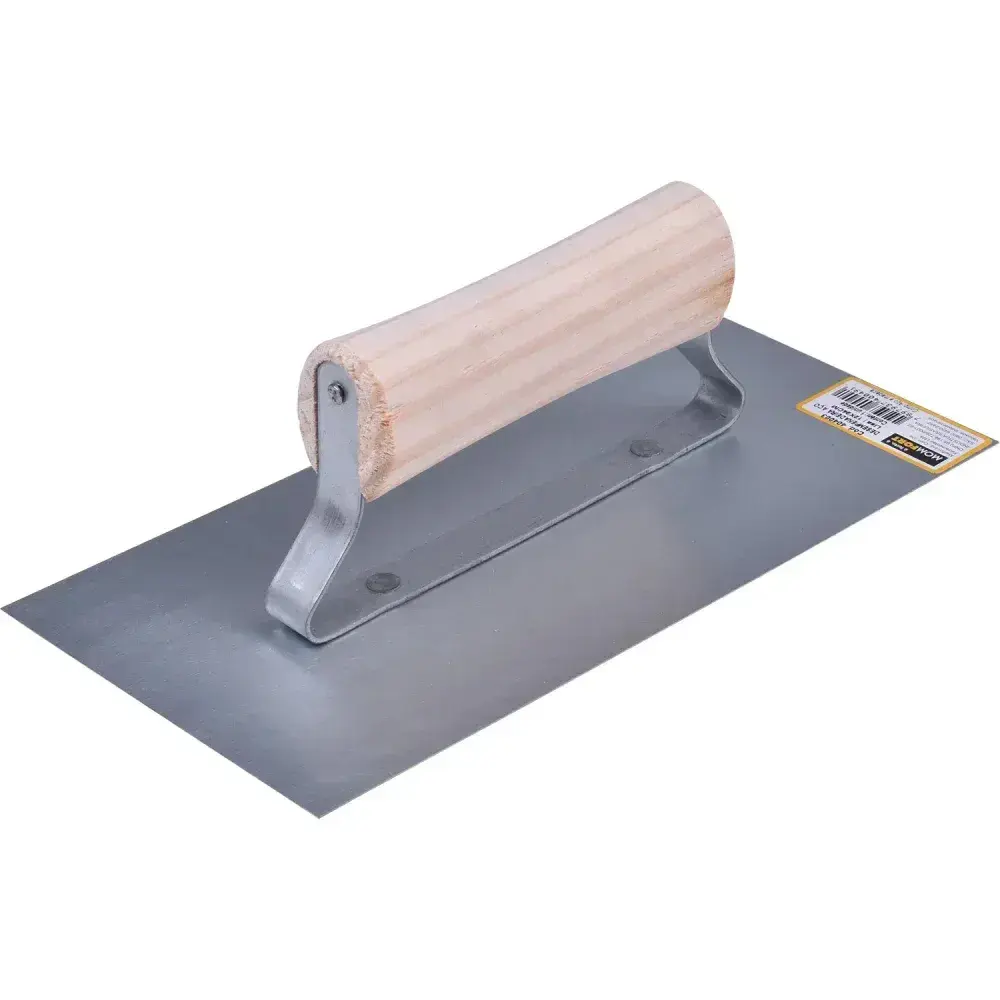 Desempenadeira de aço lisa 12×24 cm 404003 Momfort — fotografia 7