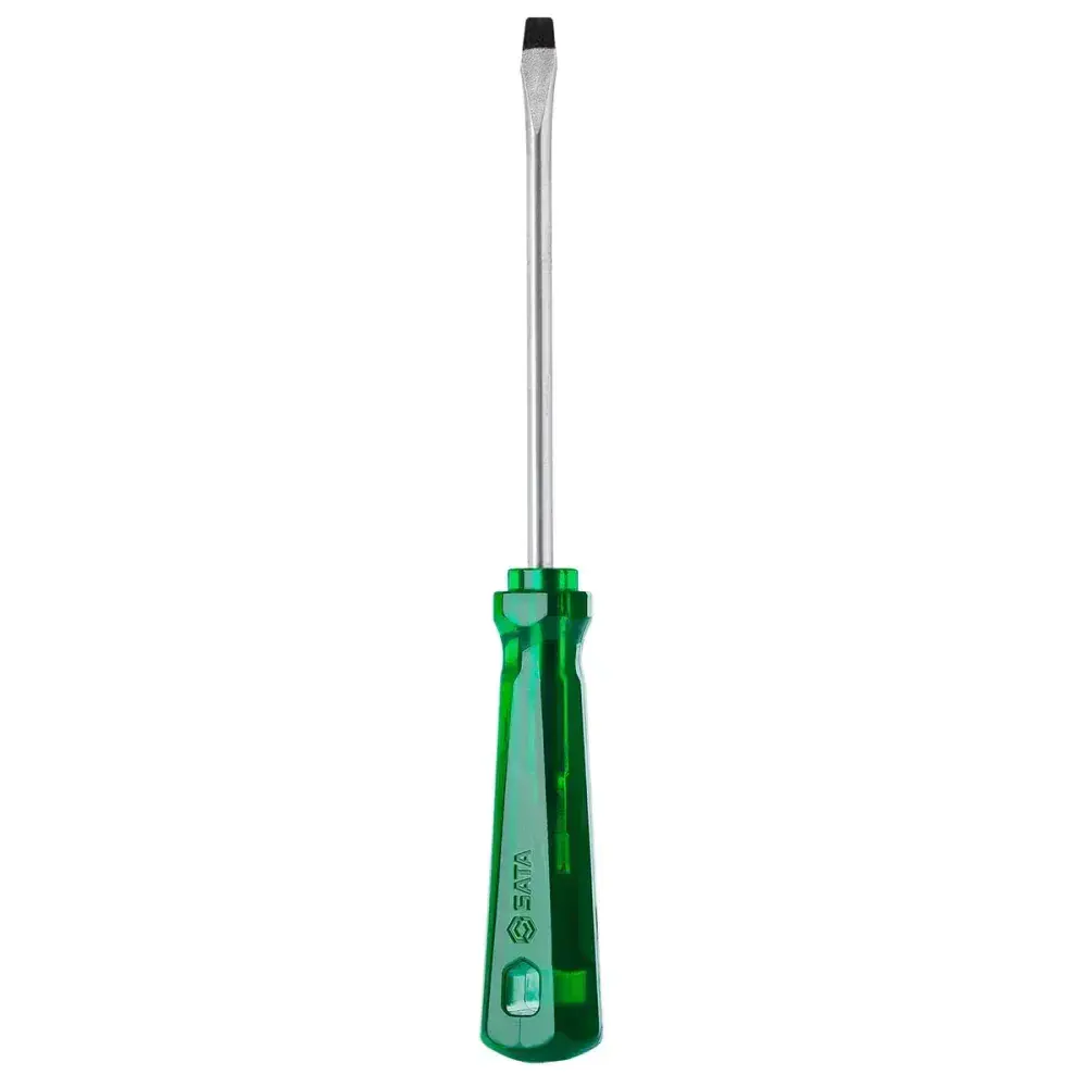 Chave de fenda com cabo translucido verde 3/8X10” Sata — fotografia 2