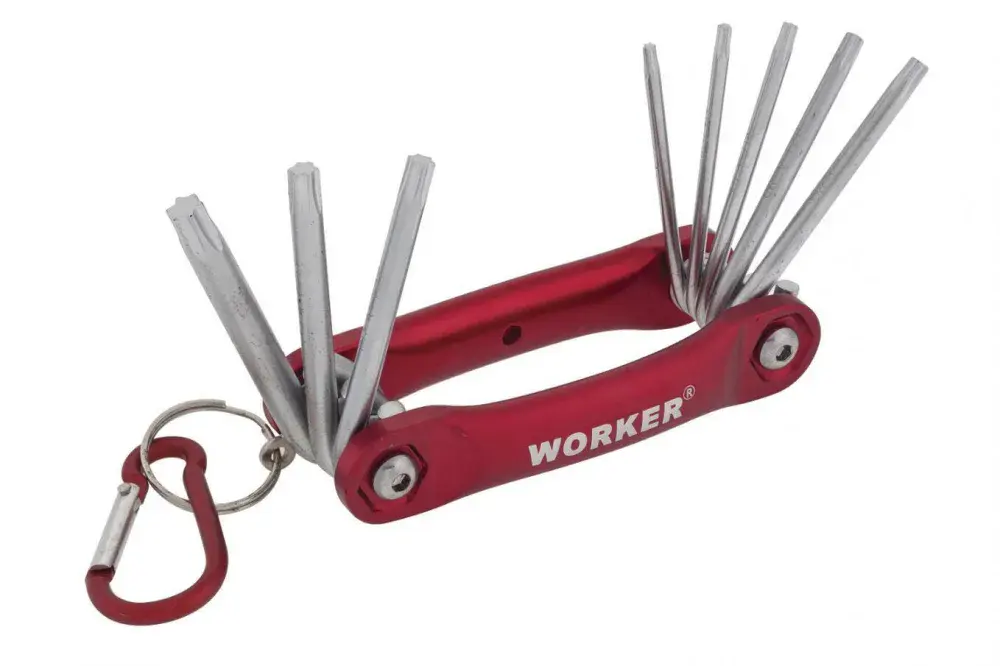Jogo chave de torx 8 peç Worker — fotografia de referência