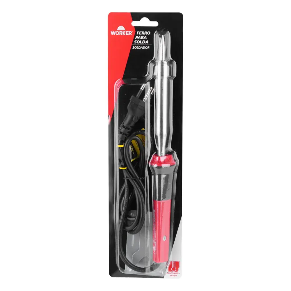 Ferro de solda modelo soldador 80W 220V Worker — fotografia 5