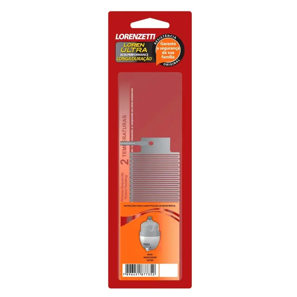 Resistencia maxi aquecedor 127V 4600W Lorenzetti Duchas — fotografia 3