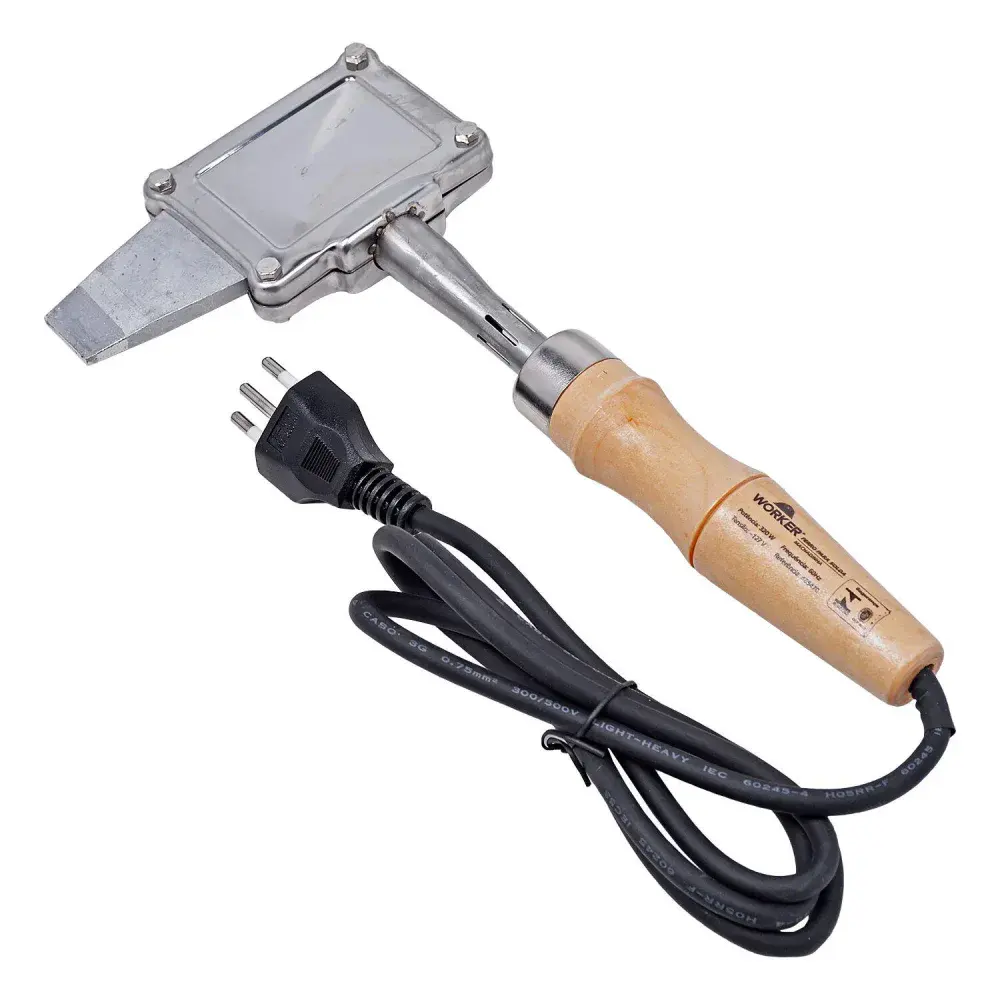 Ferro para solda machadinha com suporte 320W Worker — fotografia 4
