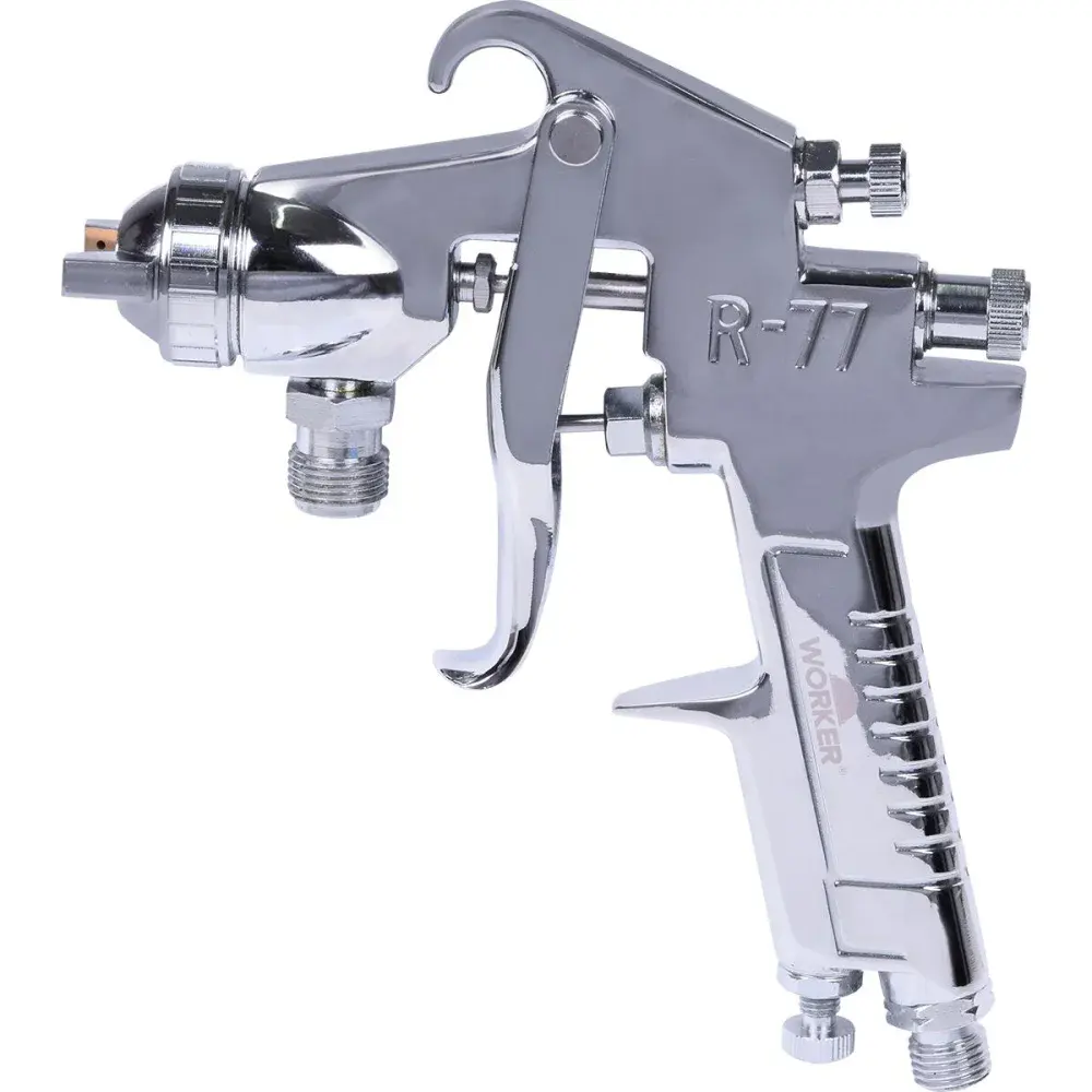 Tanque de pressão com pistola para pintura 10L Worker — fotografia 6