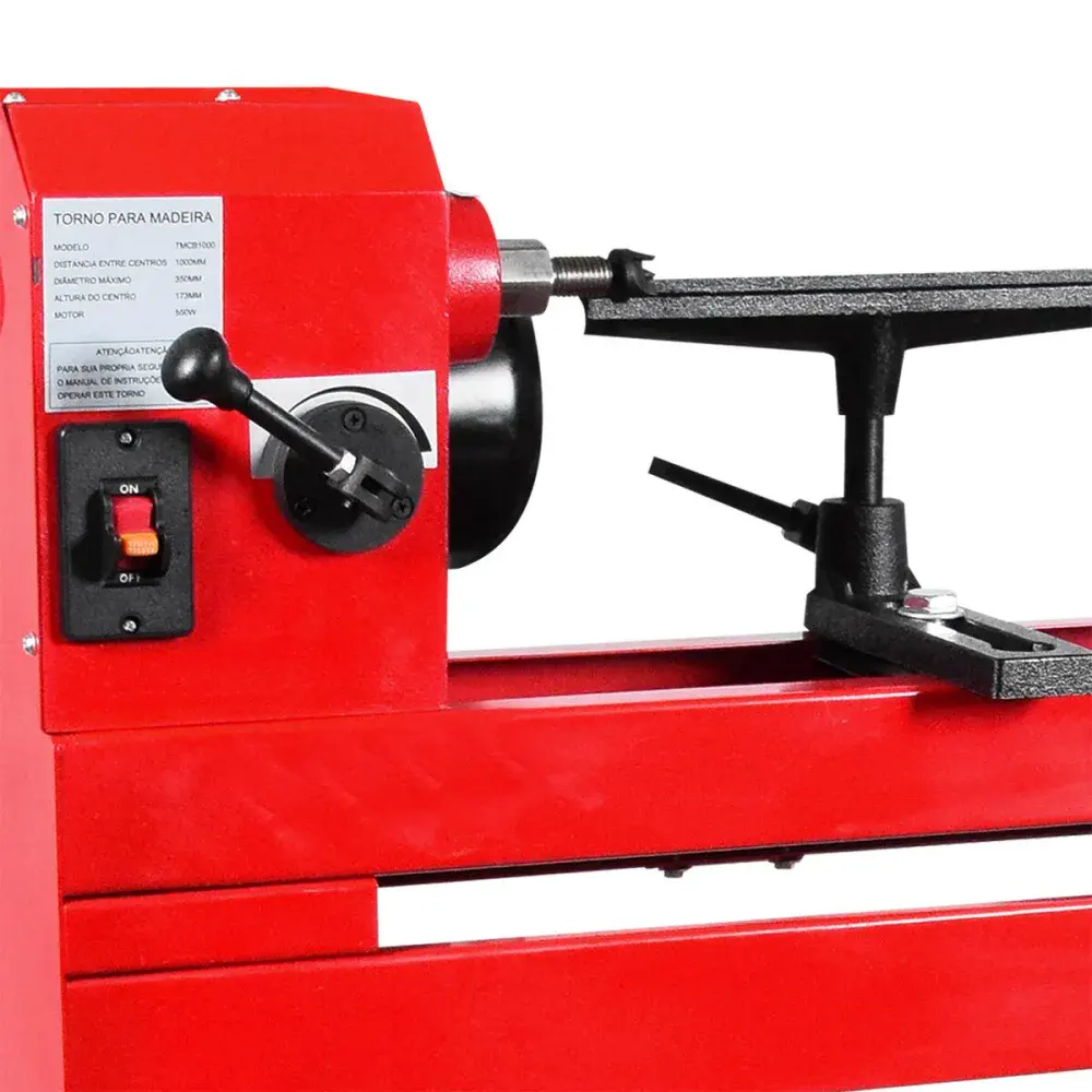 Torno para madeira copiador 1000MM 550W bivolt Bumafer — fotografia 6