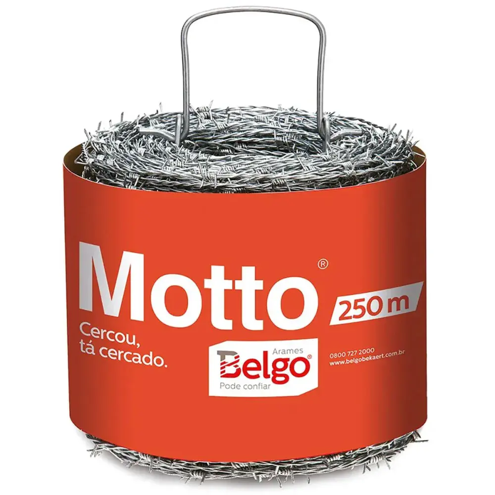 Arame farpado motto 1,60MM 250M Belgo
