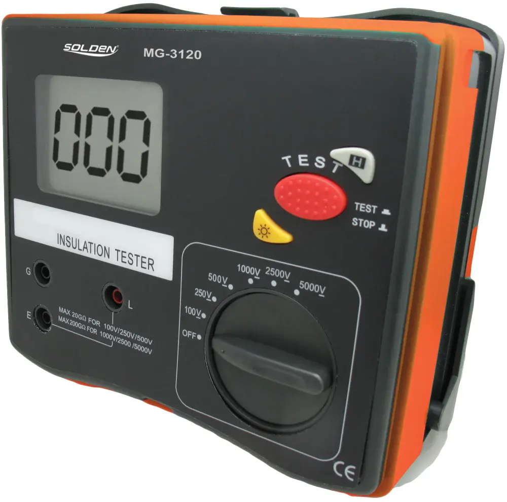 Megômetro digital MG-3120 5000V Solden — fotografia de referência