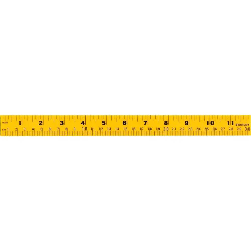 Nível de resina estrutural amarelo 3 bolhas 12”305MM Stanley — fotografia 3