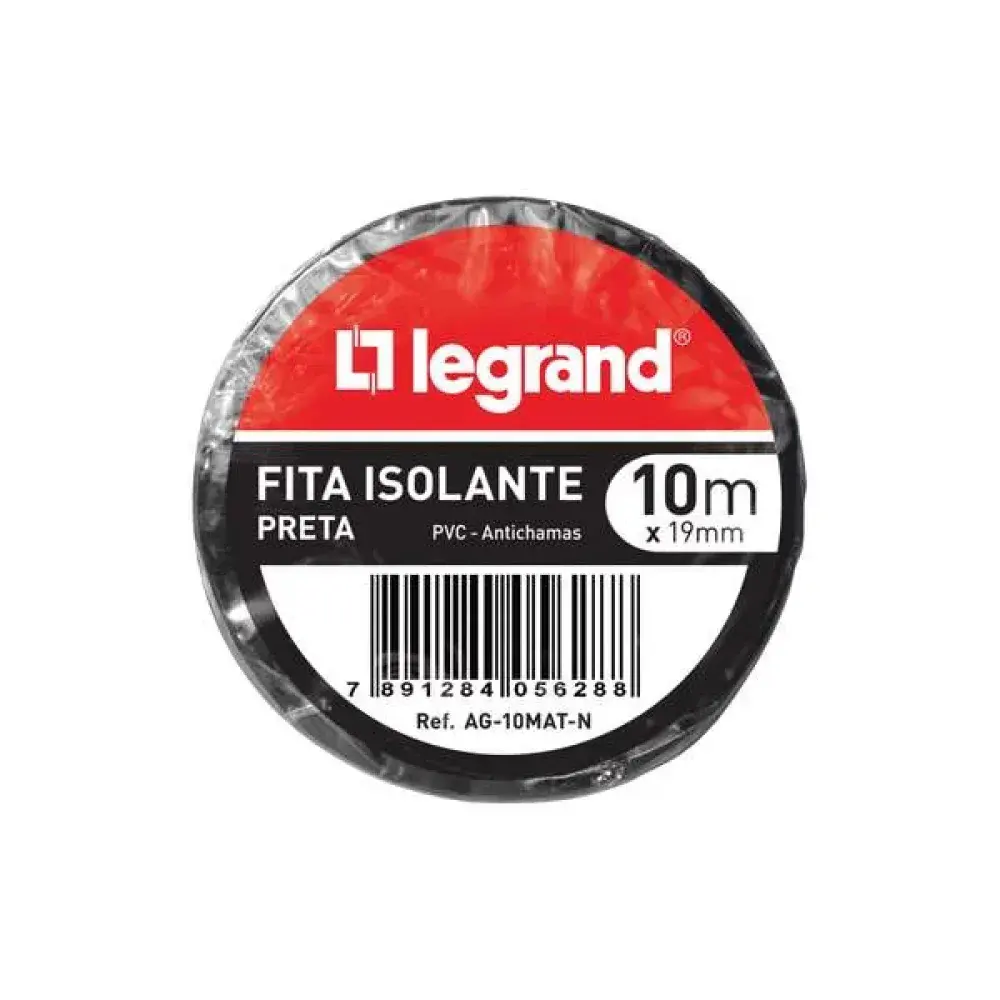 Fita isolante ag 19MM x 10M 1 unidade Legrand — fotografia 4