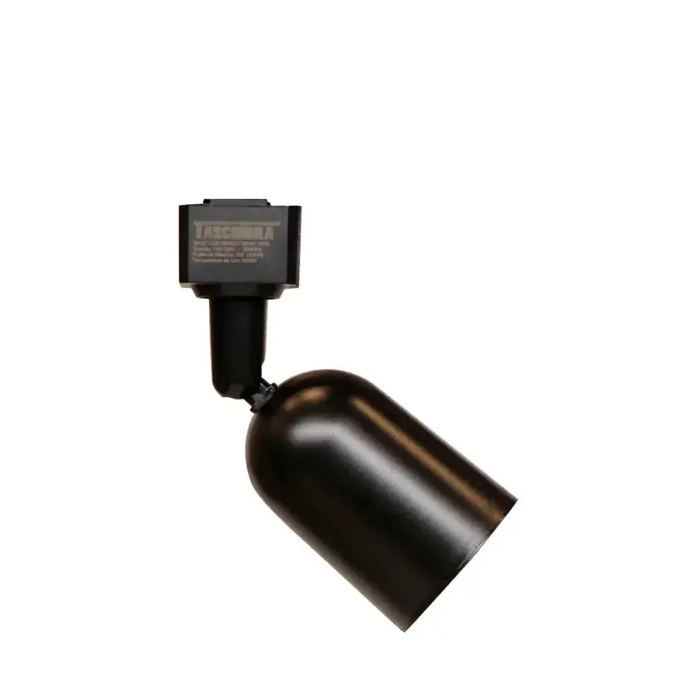 Spot led trilho MR16 6W 3000K preto Taschibra — fotografia 7
