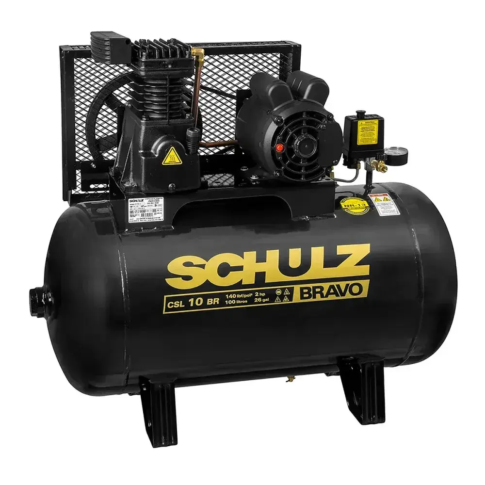 Compressor bravo 2HP CSL10BR 220V Schulz — fotografia 2