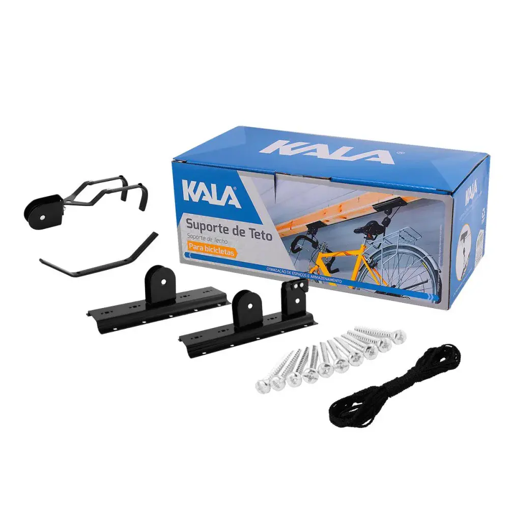 Suporte de teto para bicicleta com sistema duplo 20KG Kala