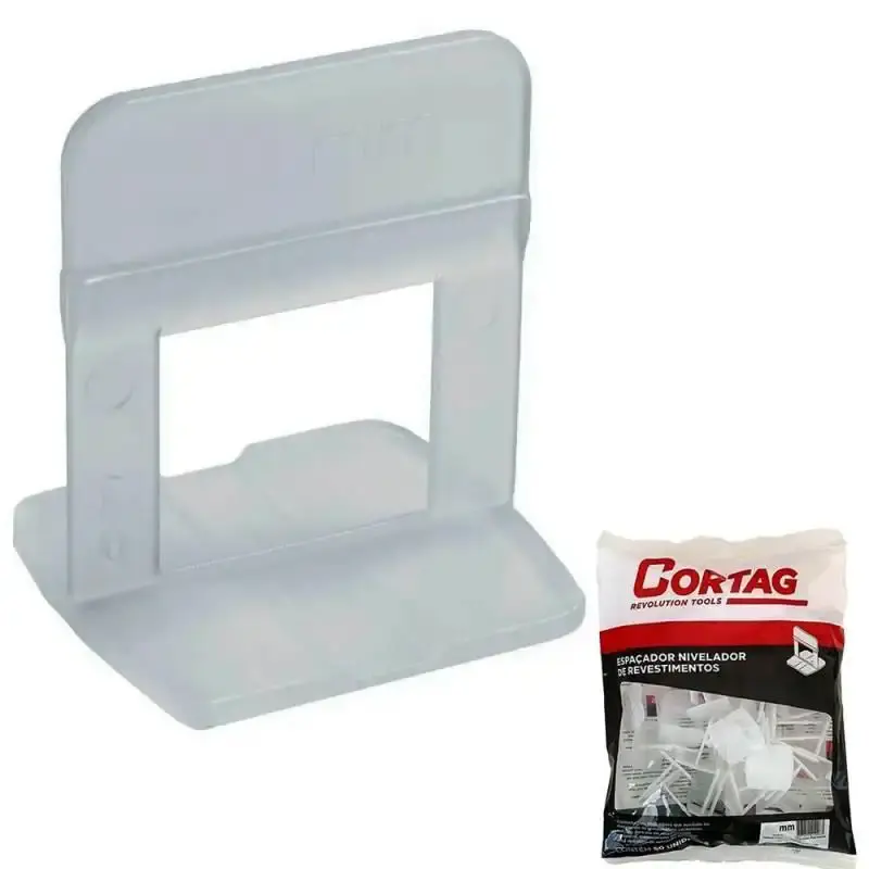 Espaçador nivelador assentamento de piso 1.0 MM pacote com 50 unidades 60693 Cortag — fotografia de referência