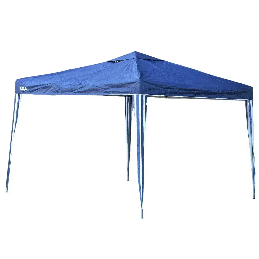 Tenda gazebo dobrável em poliéster azul 300X300CM Kala — fotografia 7