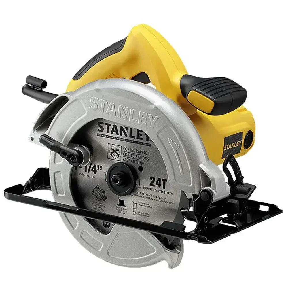 Serra circular angular 7 1/4 5500RPM 1600W 220V Stanley — fotografia 9