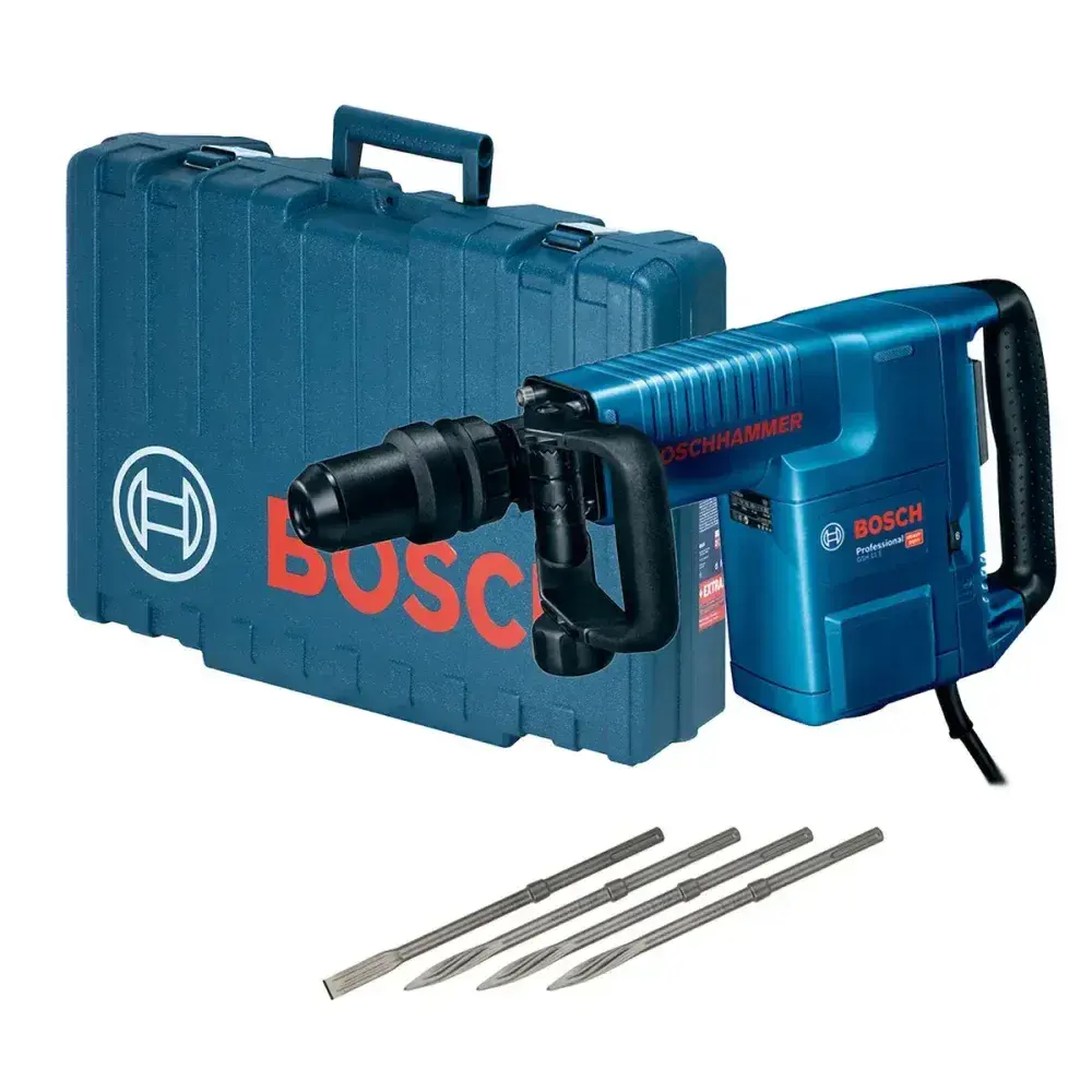 Martelo demolidor gsh 11 e, 1500W, 220V, em maleta Bosch — fotografia 7