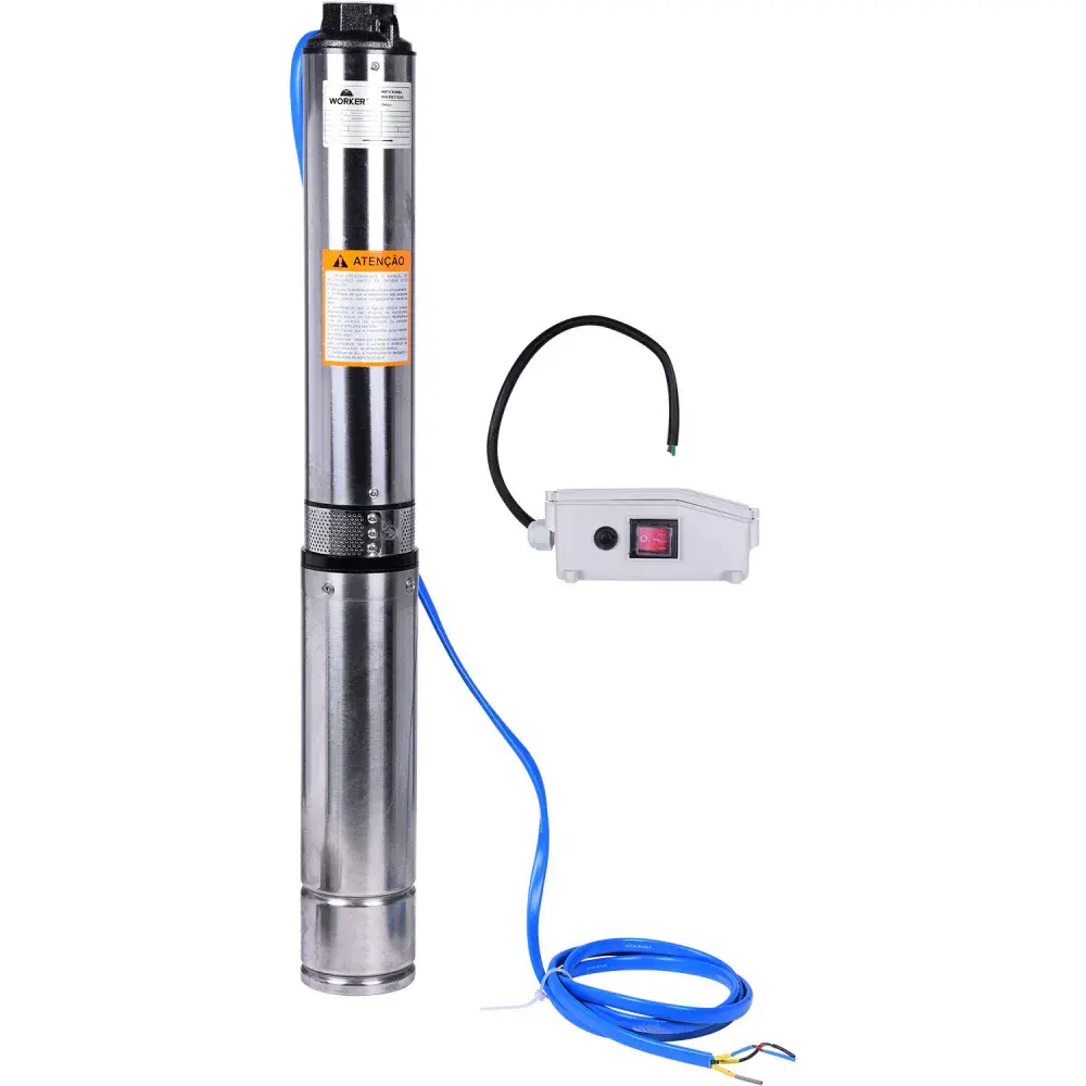 Bomba submersa multiestágio 4 1,5HP 1100W Worker