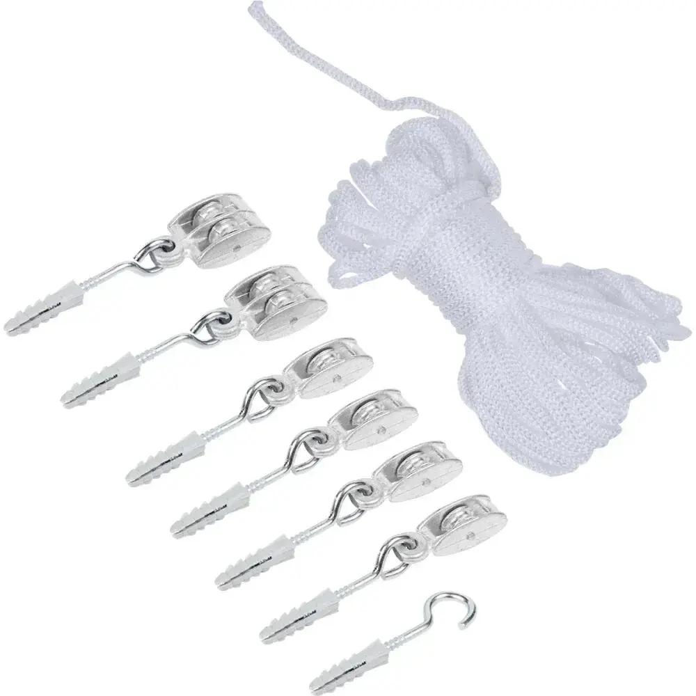 Kit moitão varal de teto Kala corda nylon — fotografia 4
