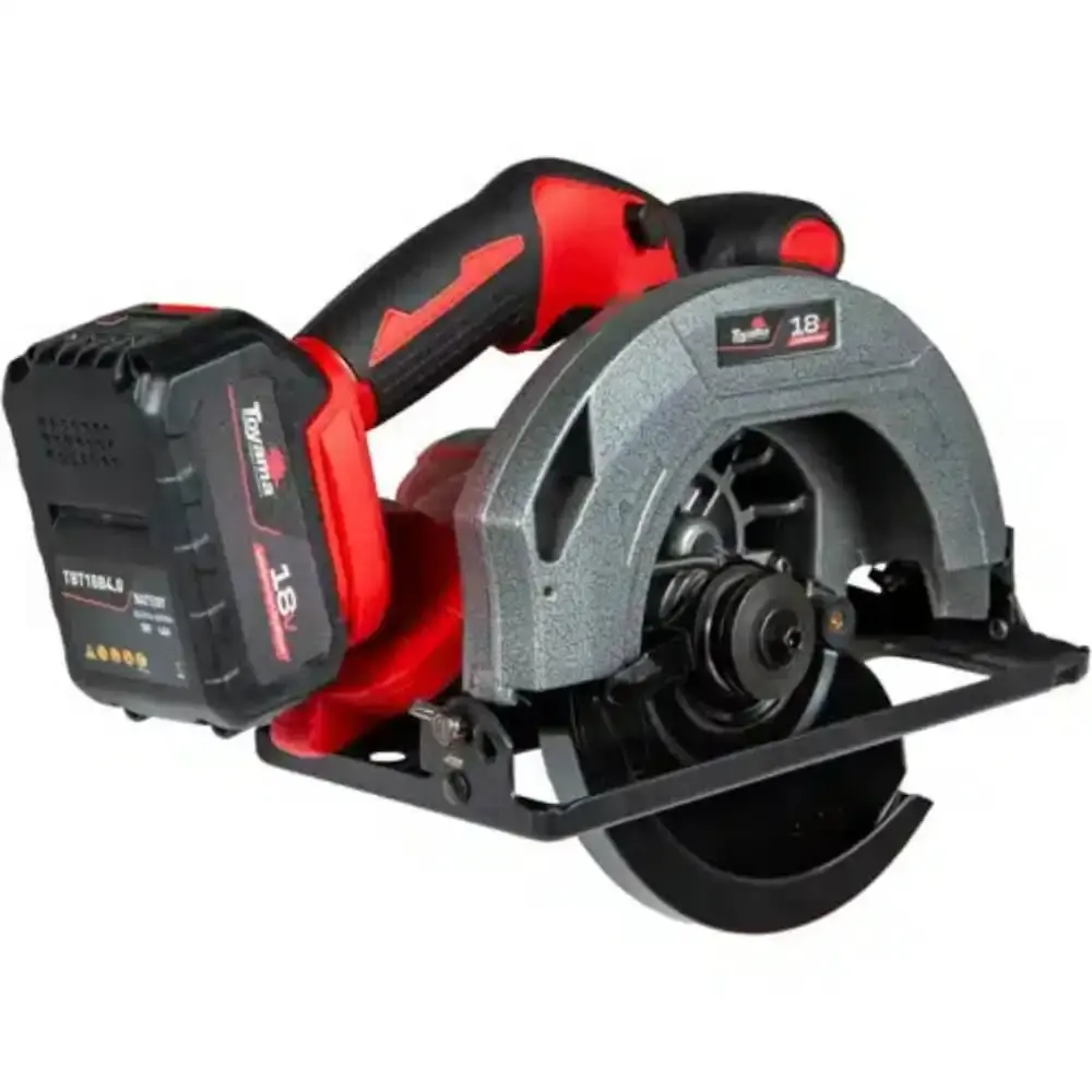 Serra circular 180 MM 18V com bateria e carregador 818-101M Toyama — fotografia 4