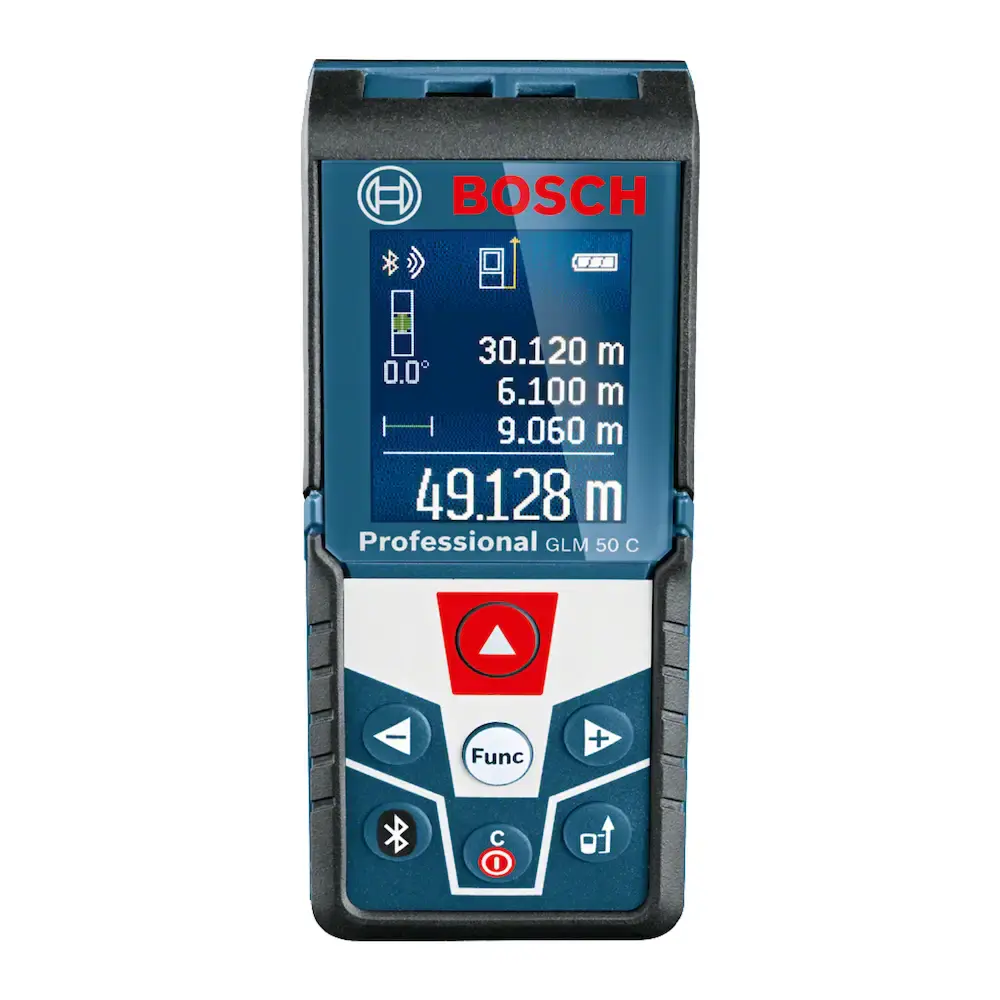 Trena à laser GLM 50 c bluetooth bosch medidor de distância à laser 50 metros — fotografia 3