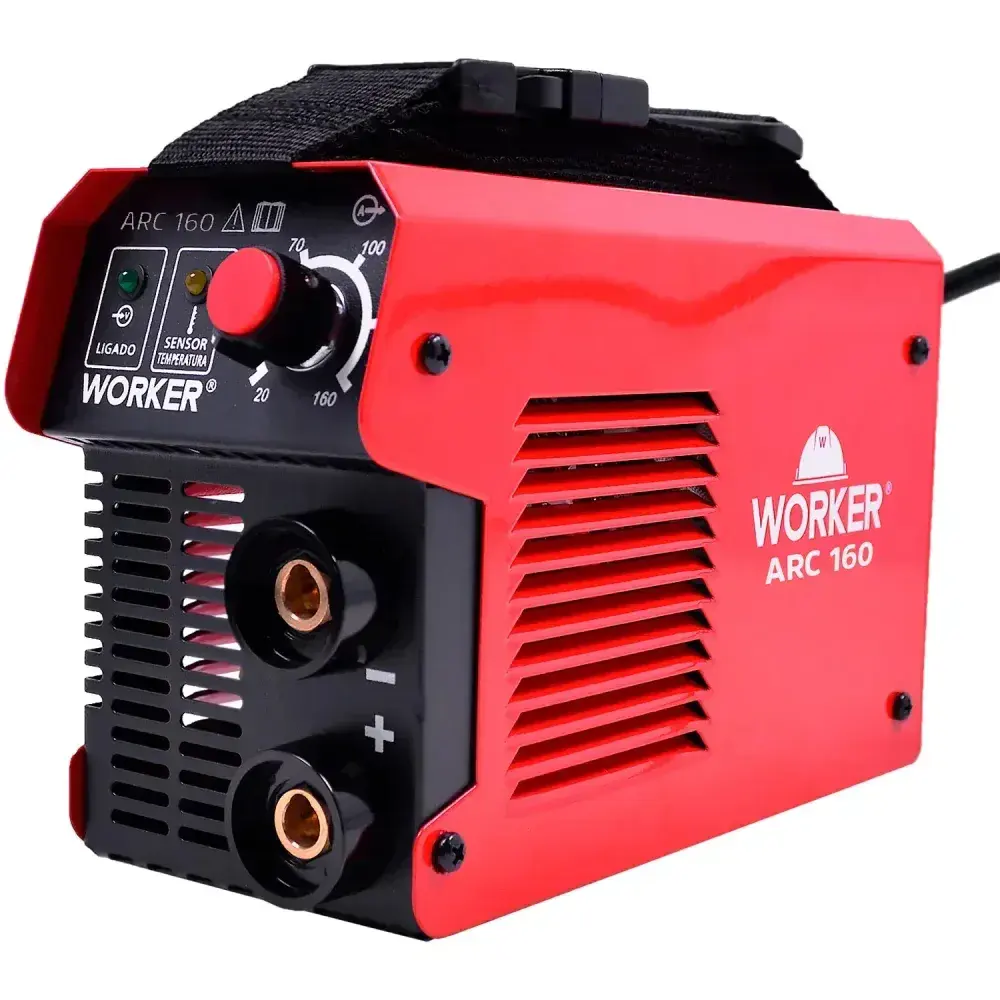 Inversor de solda arc 160 monofásico 220V Worker — fotografia 7