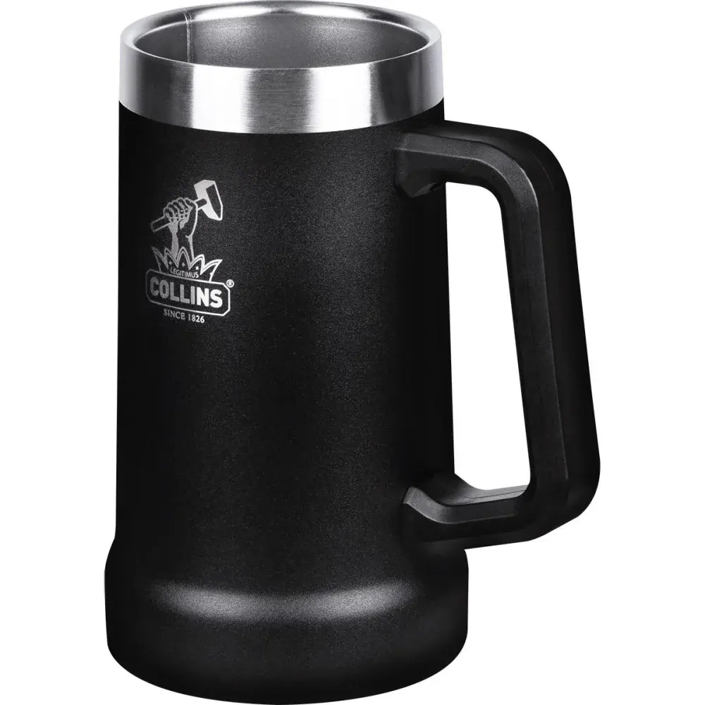 Caneca térmica aço 709ML preto Collins — fotografia 4