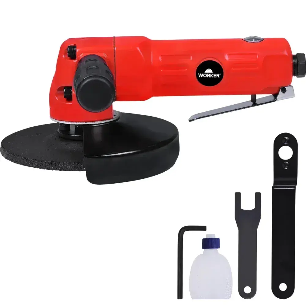 Esmerilhadeira angular pneumática 5 125MM 10000RPM Worker — fotografia 6