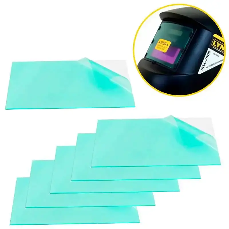 Lente externa protetora para máscara de solda MSL-3500 kit com 6 unidades Lynus — fotografia de referência