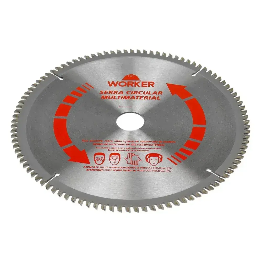 Disco de serra multimaterial 10 100 dentes 30MM Worker — fotografia 9