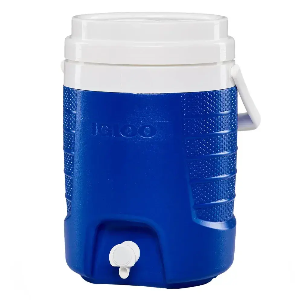 Galão térmico azul 7,5L sport com alça Igloo — fotografia 4