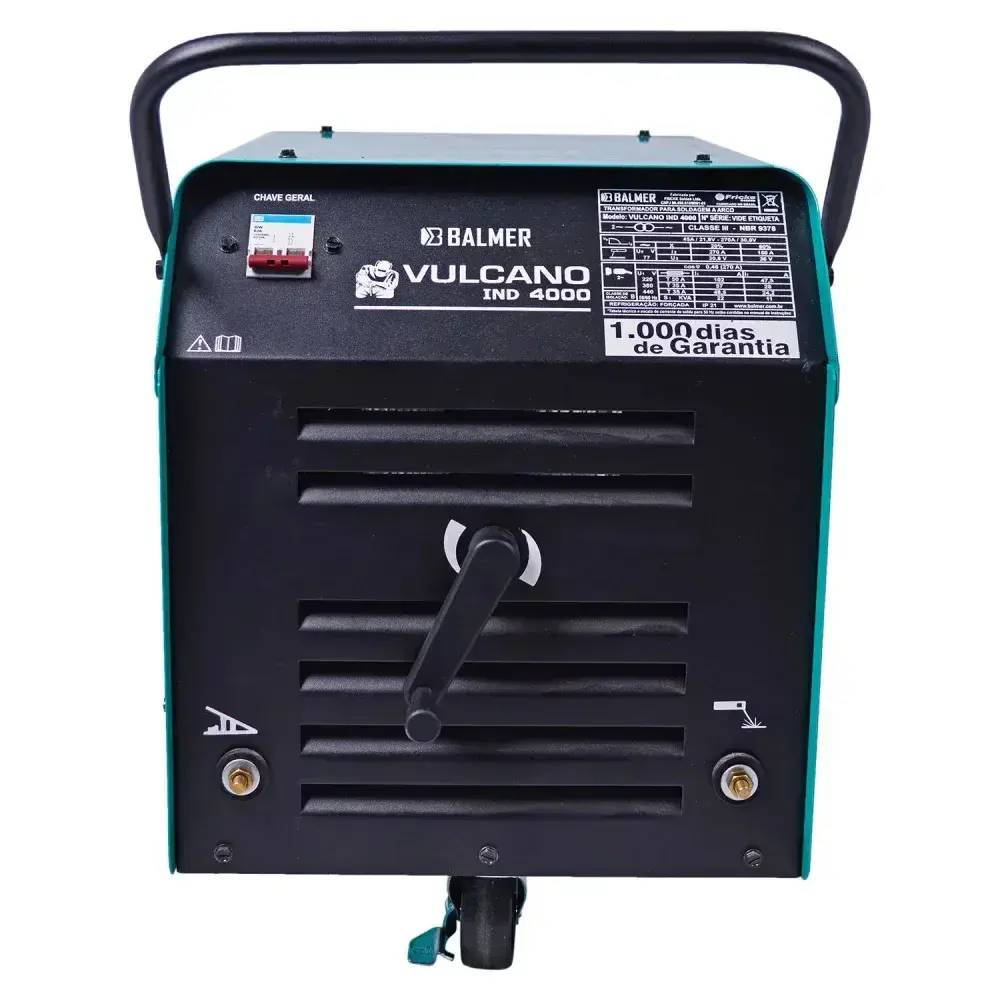 Máquina de solda vulcano ind 4000 270A 77V bifásico Balmer — fotografia 9