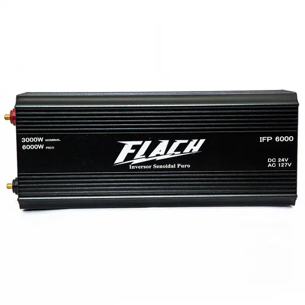 Inversor de tensão IFP6000-4 senoidal puro 24V/127V - Flach — fotografia de referência