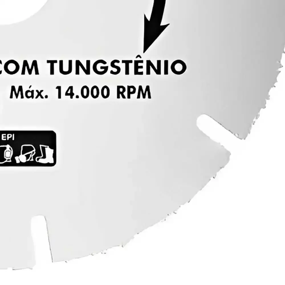 Disco de corte diamantado 4.3/8 POL com tungstênio 61346 kit com 6 peças cotag — fotografia 5