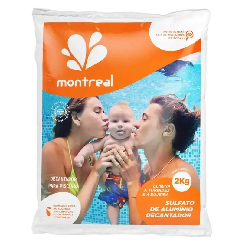 Kit 5 barrilhas elevador de PH 2 kg/cada + kit 5 decantadores sulfato de alumínio 2 kg/cada Montreal — fotografia 2