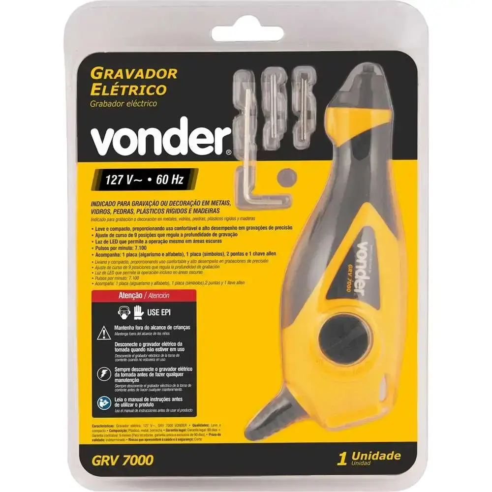 Gravador elétrico GRV 7000 Vonder 110 V — fotografia 10