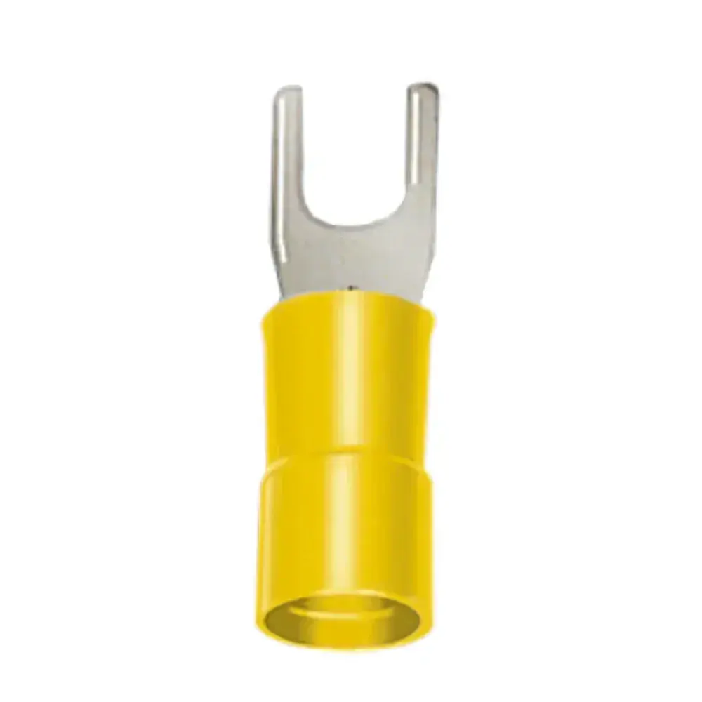 Terminal tpf isolado 4X6MM amarelo Intelli 100 peç — fotografia 2