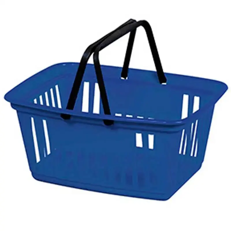 Cesta de mercado grande 21.4 litros com alça plástica 8101 Plasnew