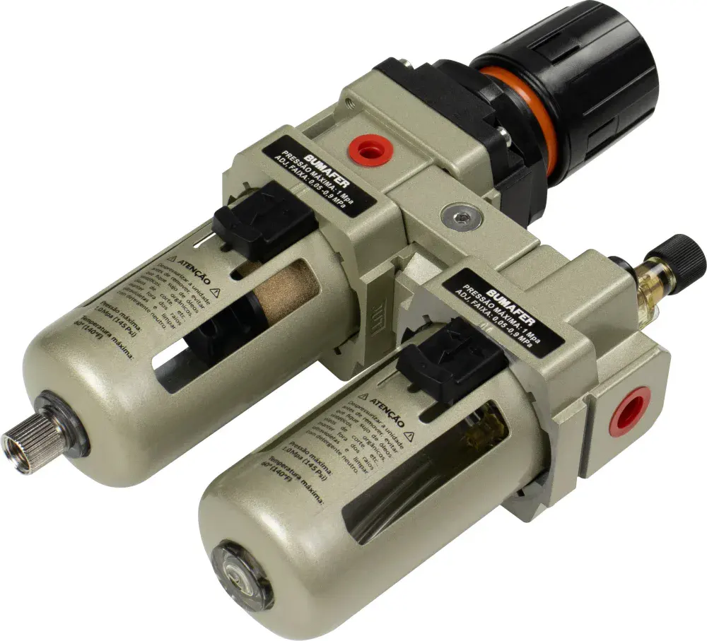 Regulador de lubrificação ar 145 lbf/pol 1/4 Bumafer — fotografia 4