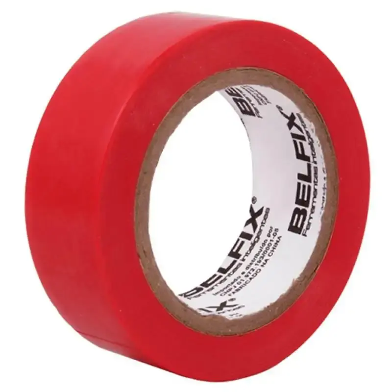 Fita Isolante 600V Antichama 19 MM x 10 Metros Colorida com 6 Rolos BEL — fotografia 6