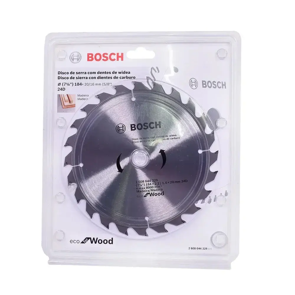 Disco de serra 7 ¼” em aço com dentes widea 24 d Bosch — fotografia 10