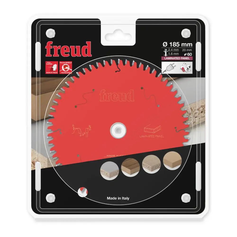 Disco serra circular 7.1/4 POL 185 MM 60D para MDF FR12L001H Freud — fotografia 5