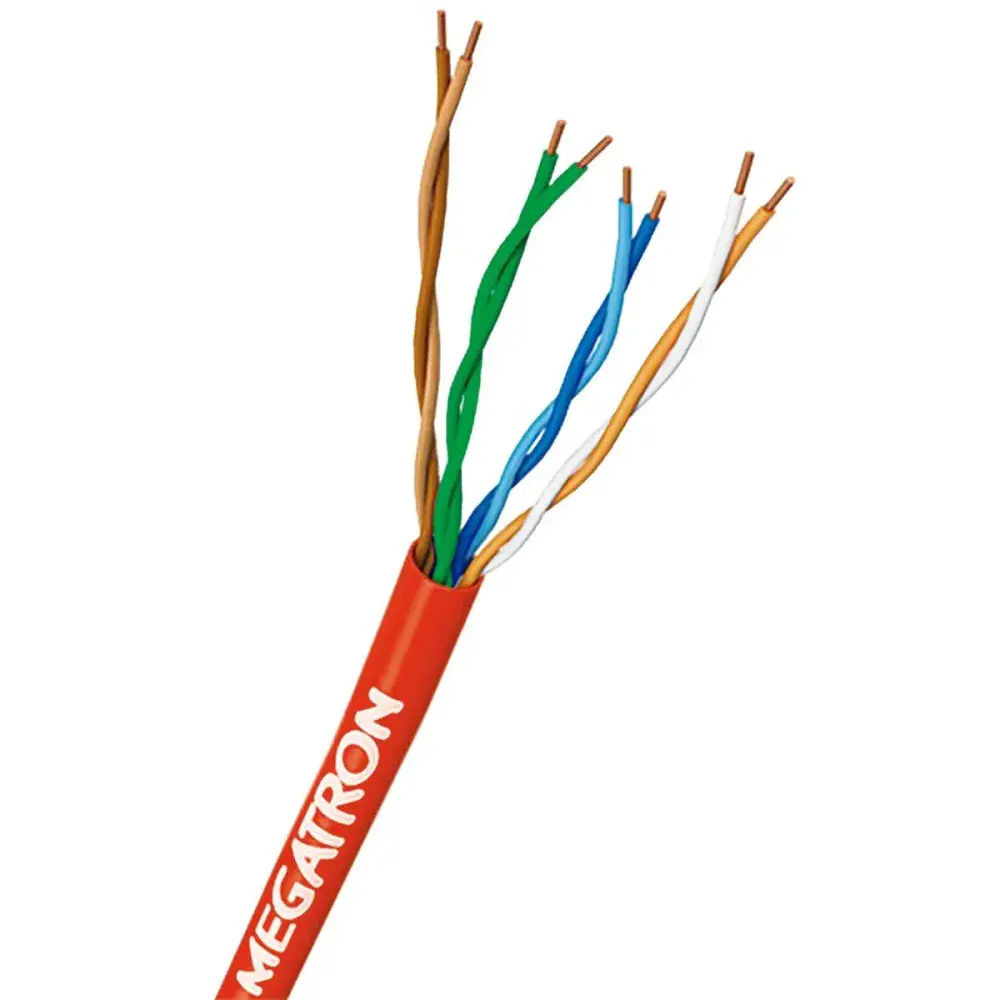 Cabo rede CAT6 4P 305MTS az Megatron — fotografia de referência