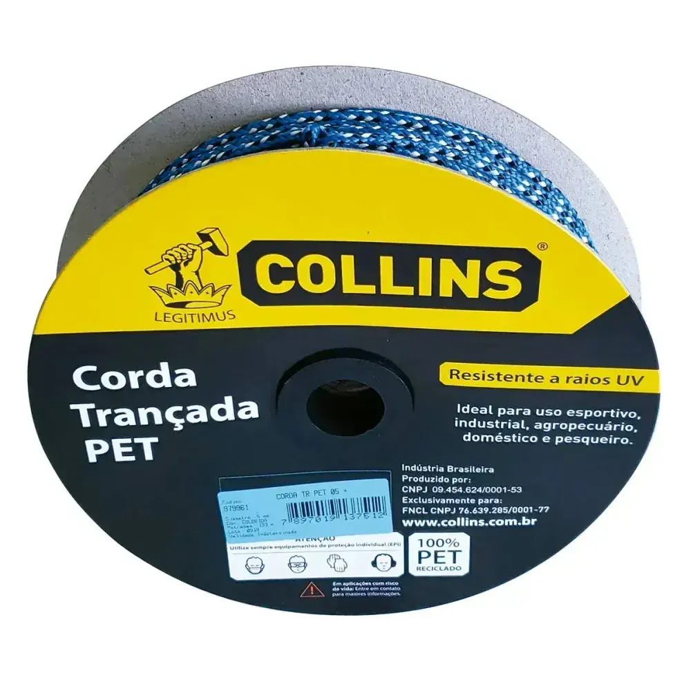 Corda pet trançada 133M/ 5MM Collins — fotografia 2
