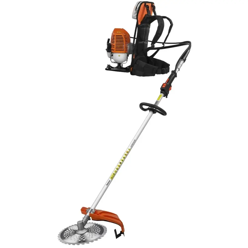 Roçadeira profissional costal a gasolina 42,7CC 1,7HP RC430XS Tekna — fotografia de referência