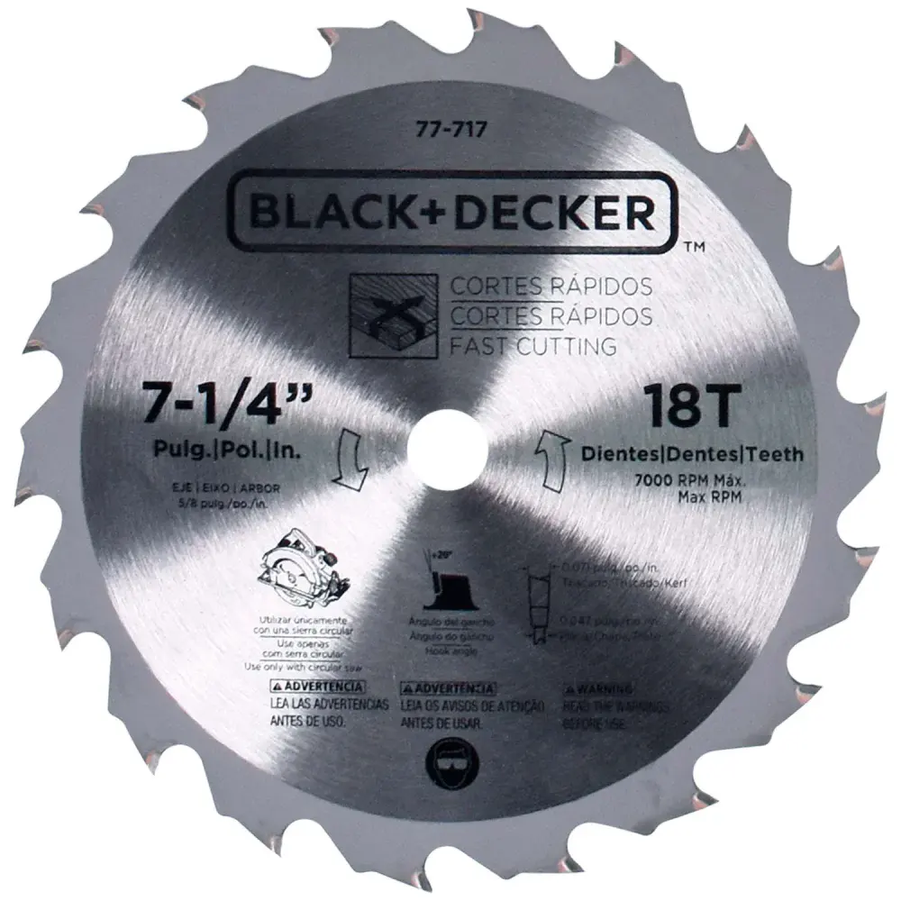 Serra circular 7.1/4” 1500W com 220V da blackdecker Black & Decker — fotografia 5