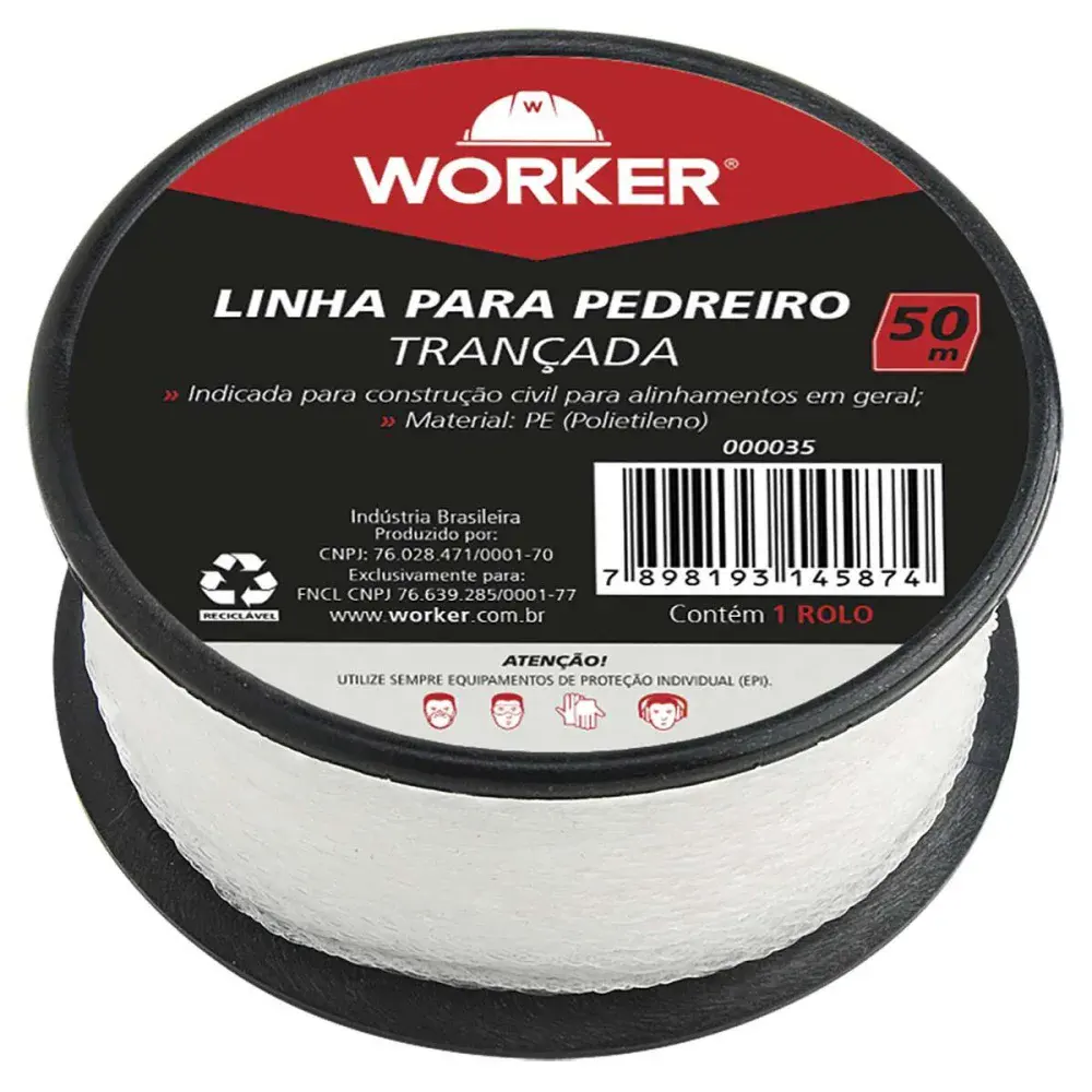 Linha para pedreiro trançada 50M Worker — fotografia de referência