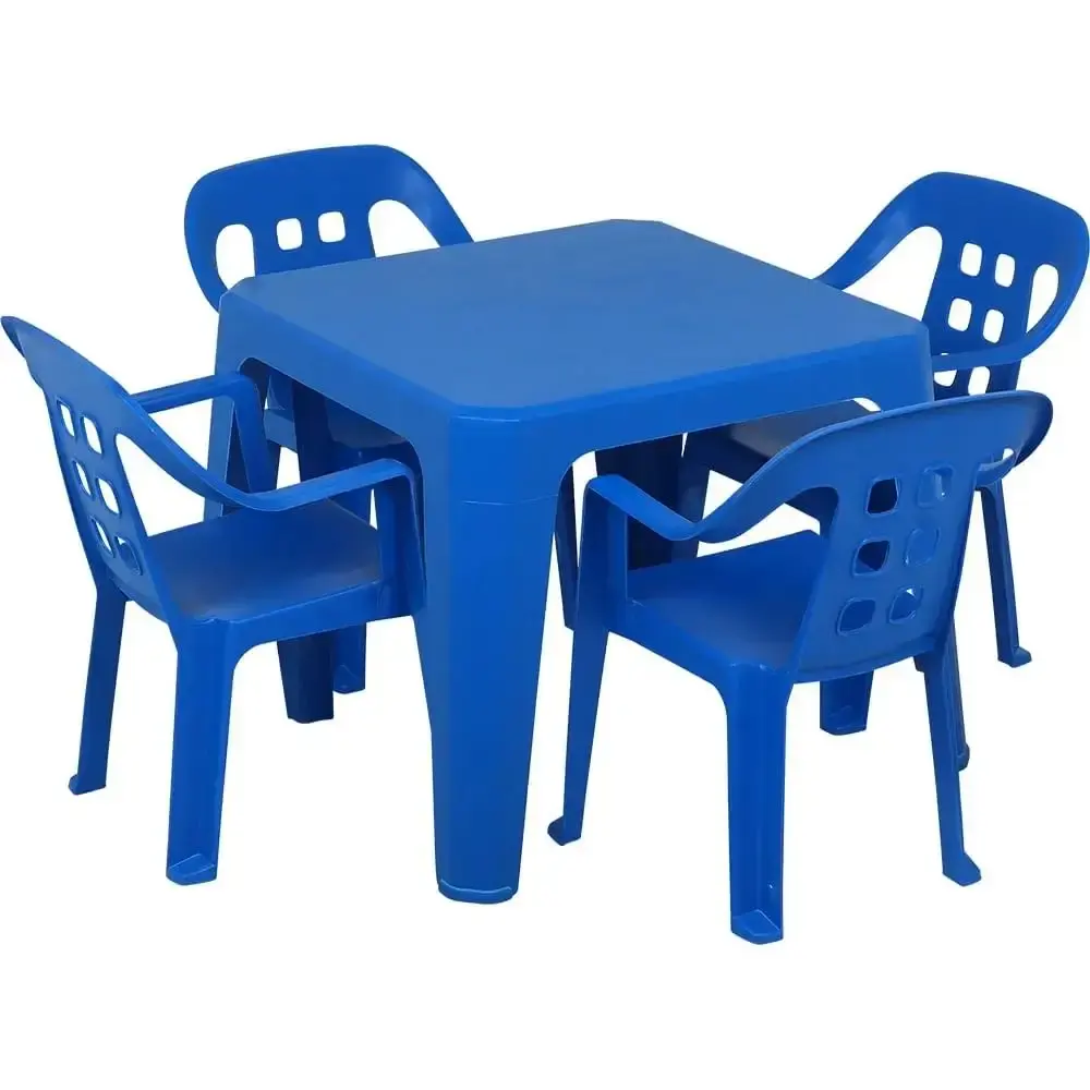 Mesa Play Infantil 61 x 46cm Azul BEL Belfix — fotografia 4