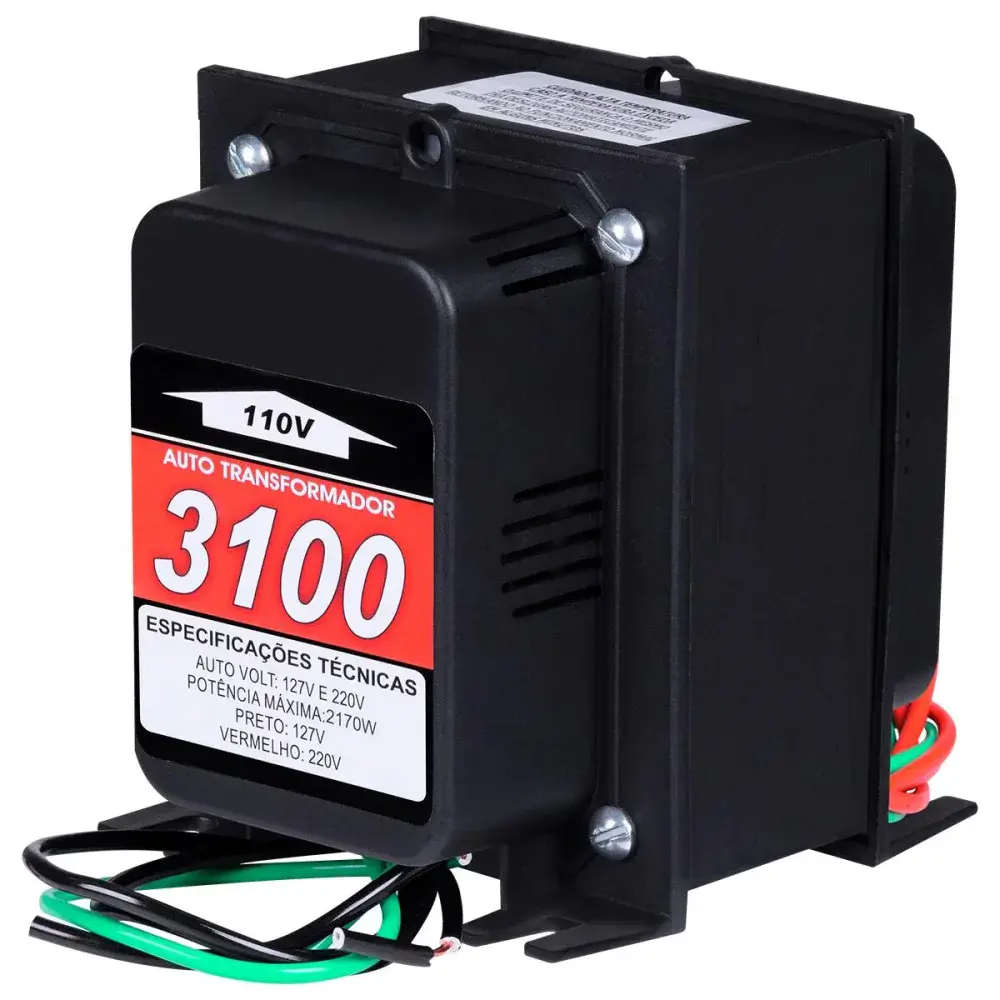 Autotransformador tripolar 3.100VA 2170W bivolt Kitec — fotografia 5